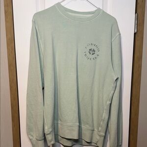 Lucky Brand Light Green Crewneck Sweater